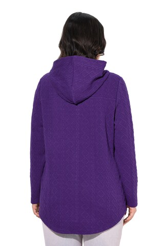 Ulla Popken Sweatjacke in Lila