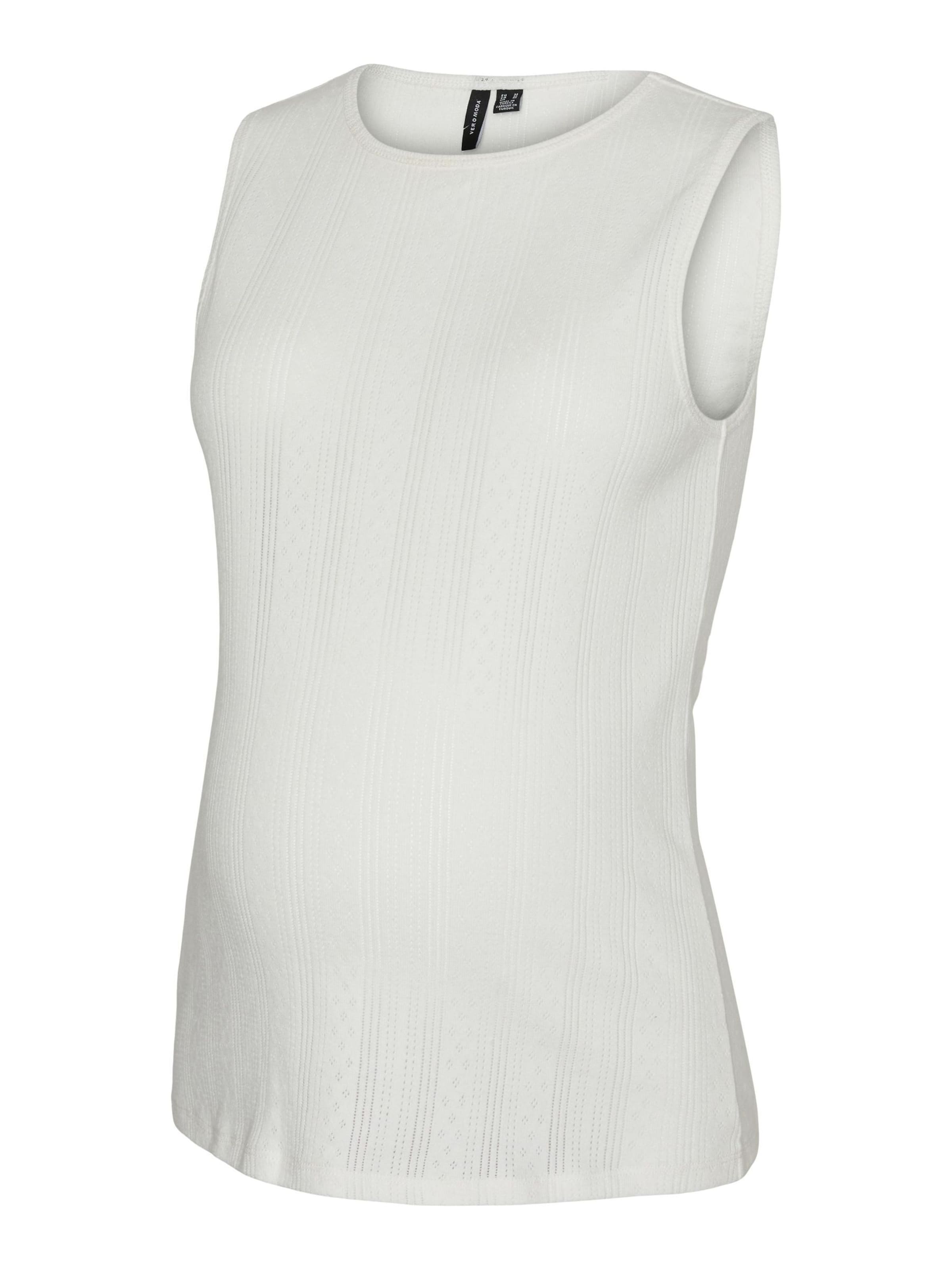 Vero Moda Maternity Top in White: front