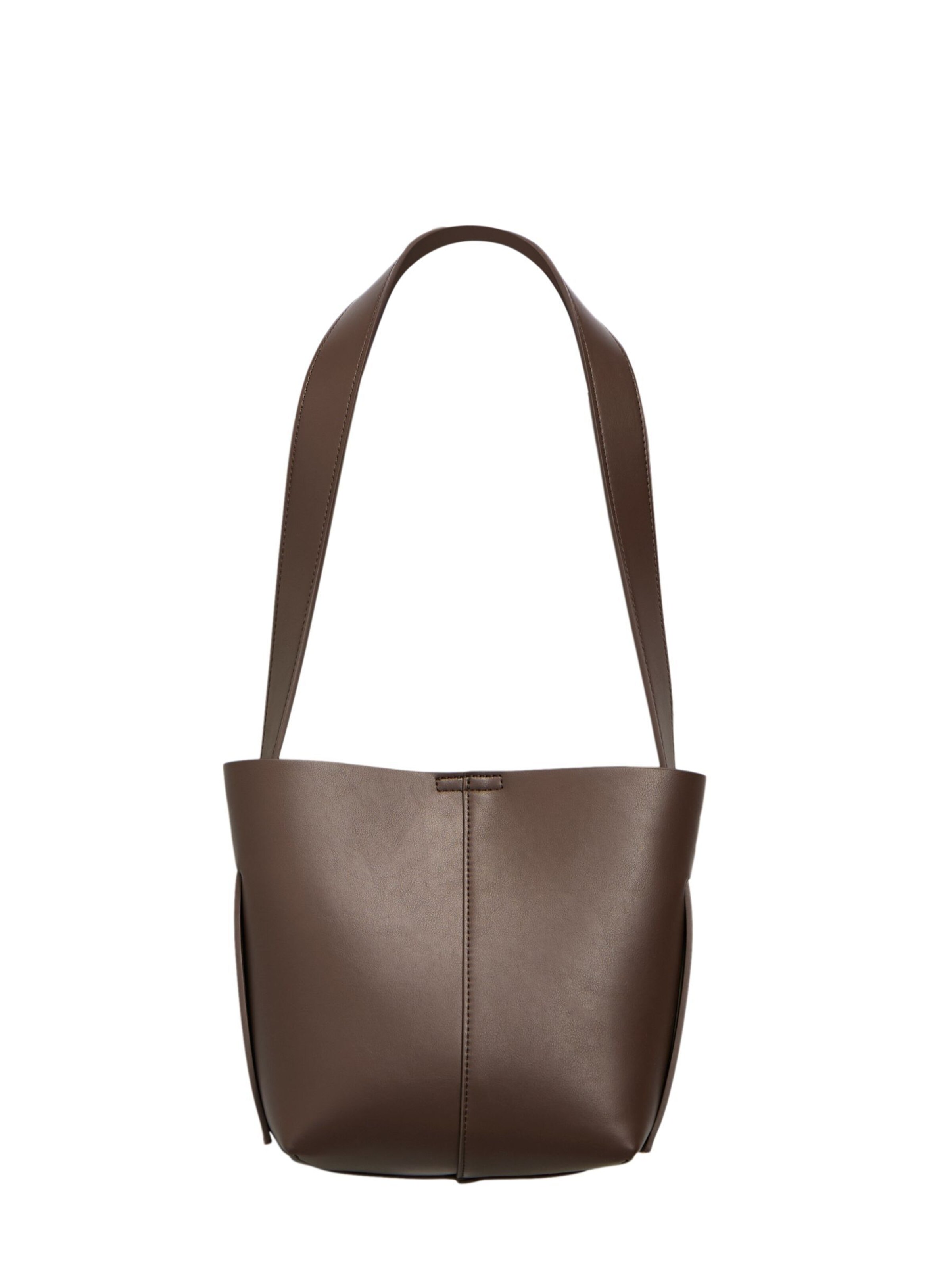 Borsa a spalla 'OBJGael' di OBJECT in marrone: frontale