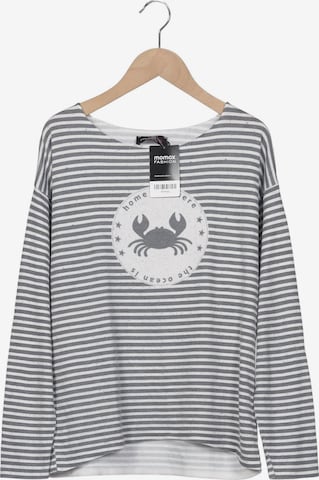 Zwillingsherz Pullover S in Grau: Vorderseite