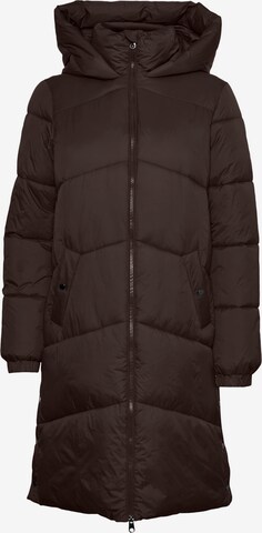 VERO MODA Wintermantel 'Uppsala' in Bruin: voorkant