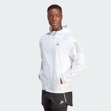 ADIDAS PERFORMANCE Athletic Jacket 'Own the Run' in White