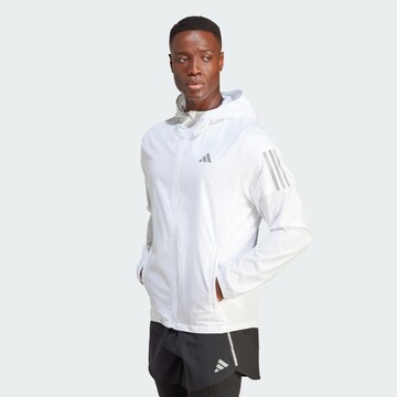 ADIDAS PERFORMANCE Sportjacke 'Own the Run' in Weiß