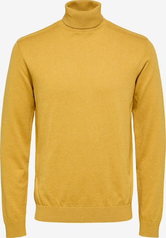 SELECTED HOMME - Jersey 'Berg' en amarillo: frente