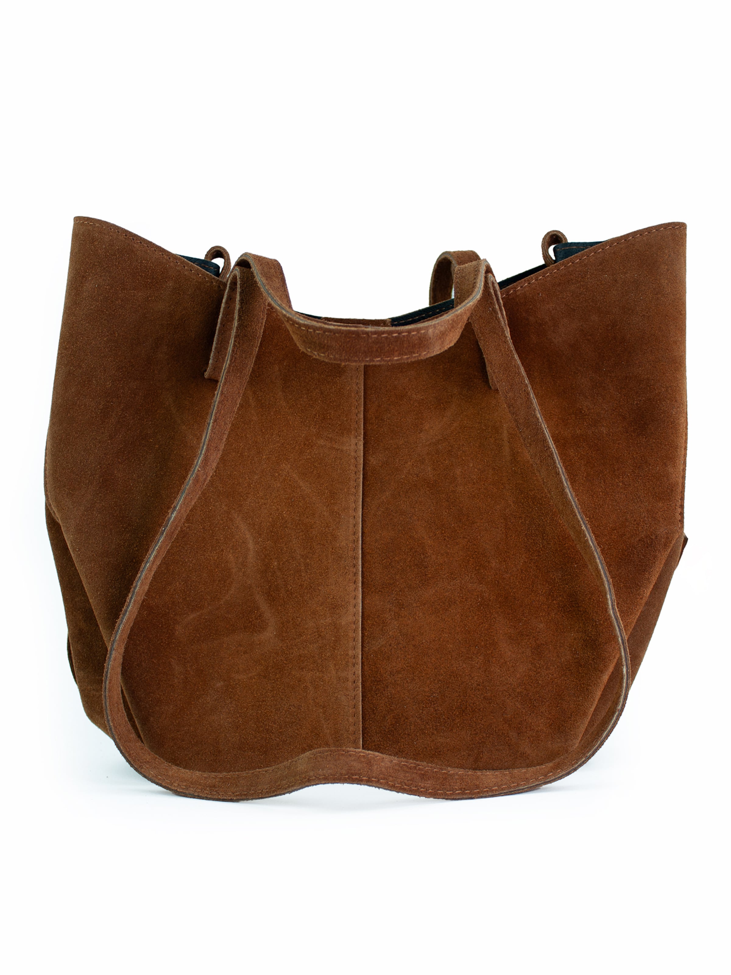 lePelou Shoulder Bag 'TESSA' in Brown: front