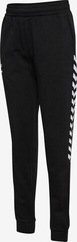 Effilé Pantalon de sport 'Staltic' Hummel en noir