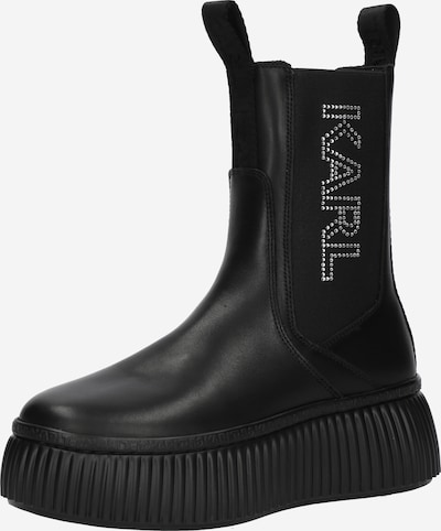 Karl Lagerfeld Chelsea-bootsi 'KREEPER LO' värissä hopeanharmaa / musta, Tuotenäkymä