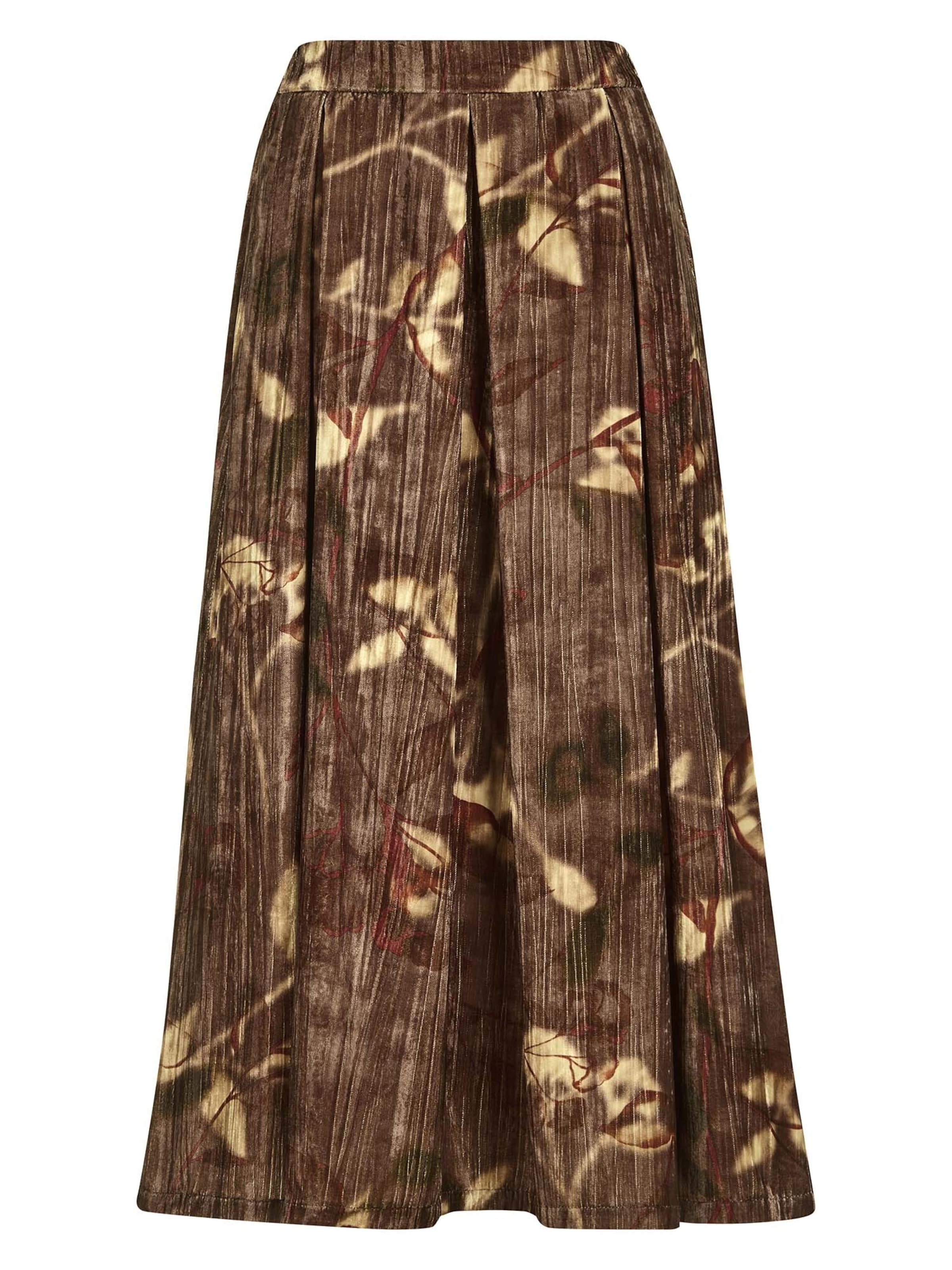 MADELEINE Rok in Bruin: voorkant