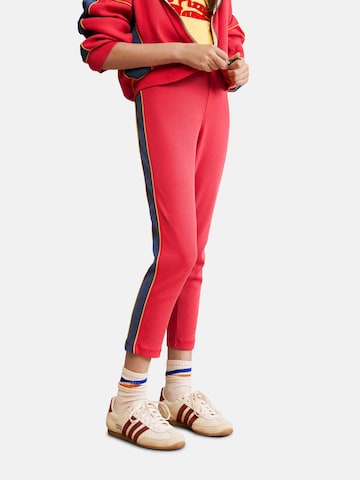 Desigual Skinny Športne hlače | rdeča barva