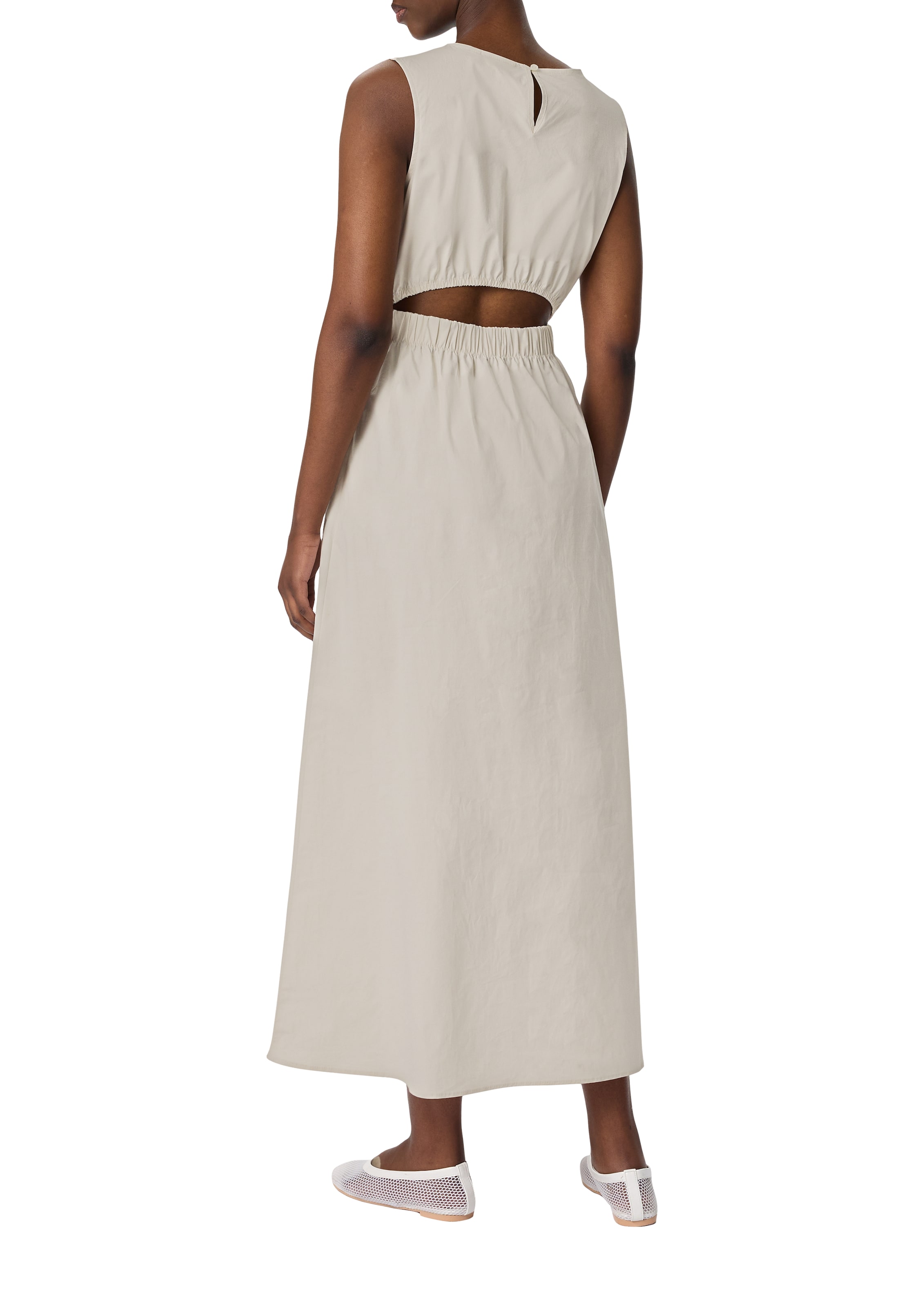 comma casual identity Kleid in Beige: Rückseite