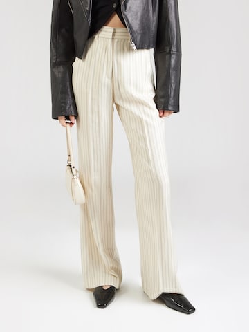 Sisley Loosefit Pantalon in Beige: voorkant