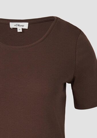 T-shirt s.Oliver en marron
