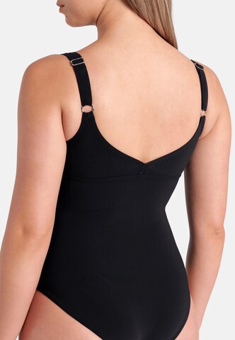 ARENA Bustier Formgivende badedragt 'SHAPEWEAR ADELE C-CUP' i sort