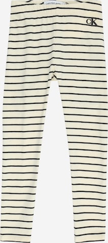 Calvin Klein Jeans - Slimfit Leggings en beige: frente