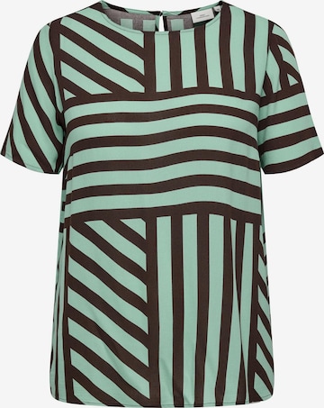 ONLY Carmakoma - Top en verde: frente
