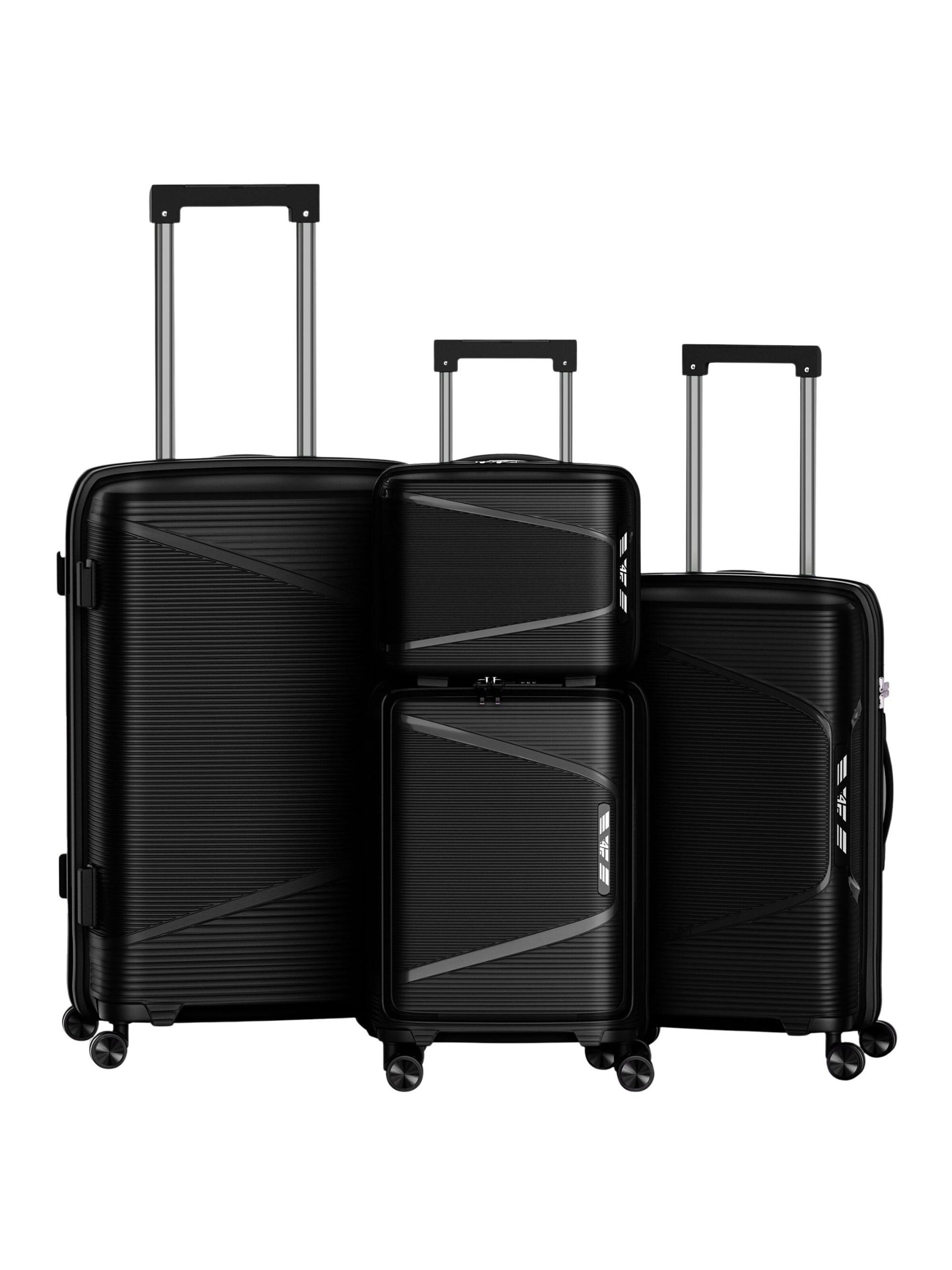 4FLY Kofferset 'Linea Lux'‌‌‌‌‌‌‌‌‌‌ in Schwarz