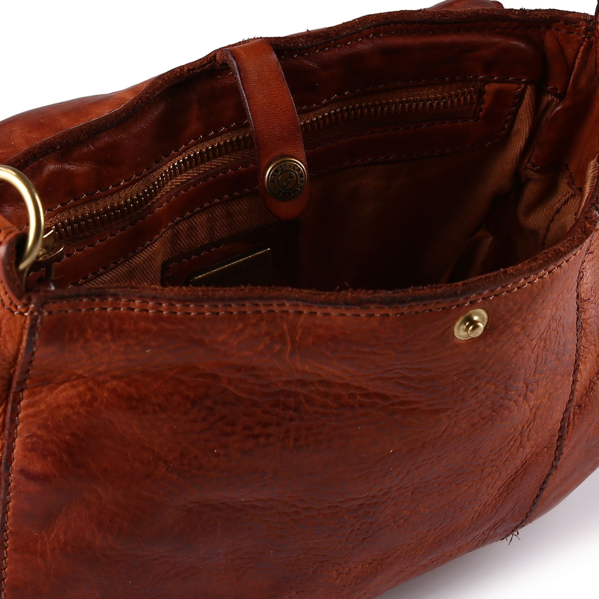 Campomaggi Schoudertas 'Gioachina' in Bruin