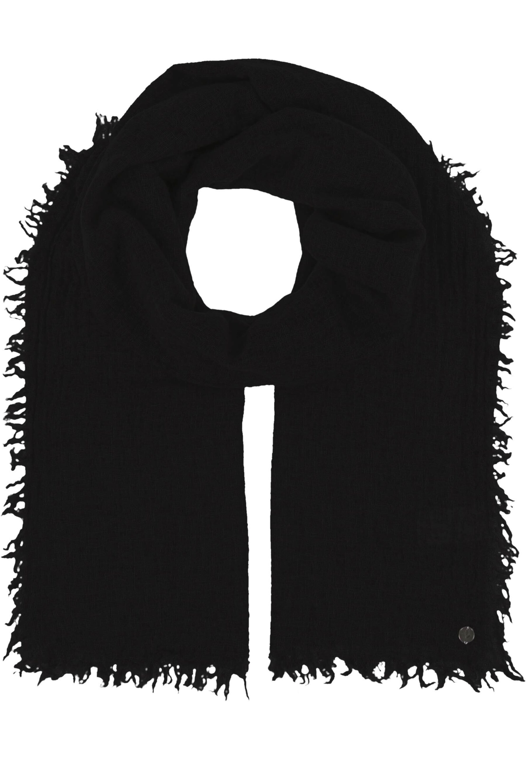 FRAAS Schal in Schwarz: Vorderseite