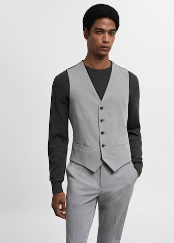 MANGO MAN Suit Vest 'Paulo' in Grey: front