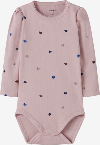 NAME IT - Macacão/Body 'NBFNUTTI' em roxo: frente