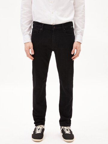 ARMEDANGELS Slim fit Jeans 'IAAN' in Black: front