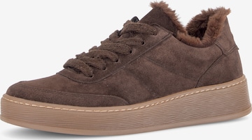 Sneaker bassa di GABOR in marrone: frontale