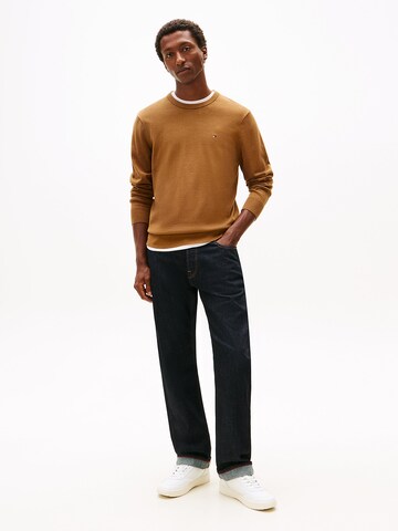 TOMMY HILFIGER Pullover 'Essential' in Braun