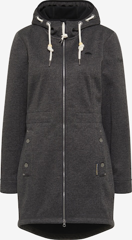 Schmuddelwedda Between-seasons coat in Grey: front