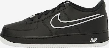 Nike Sportswear - Zapatillas deportivas 'Air Force 1' en negro: frente