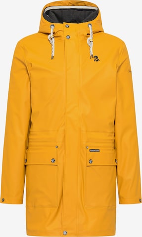 Sweat-shirt Schmuddelwedda en jaune : devant