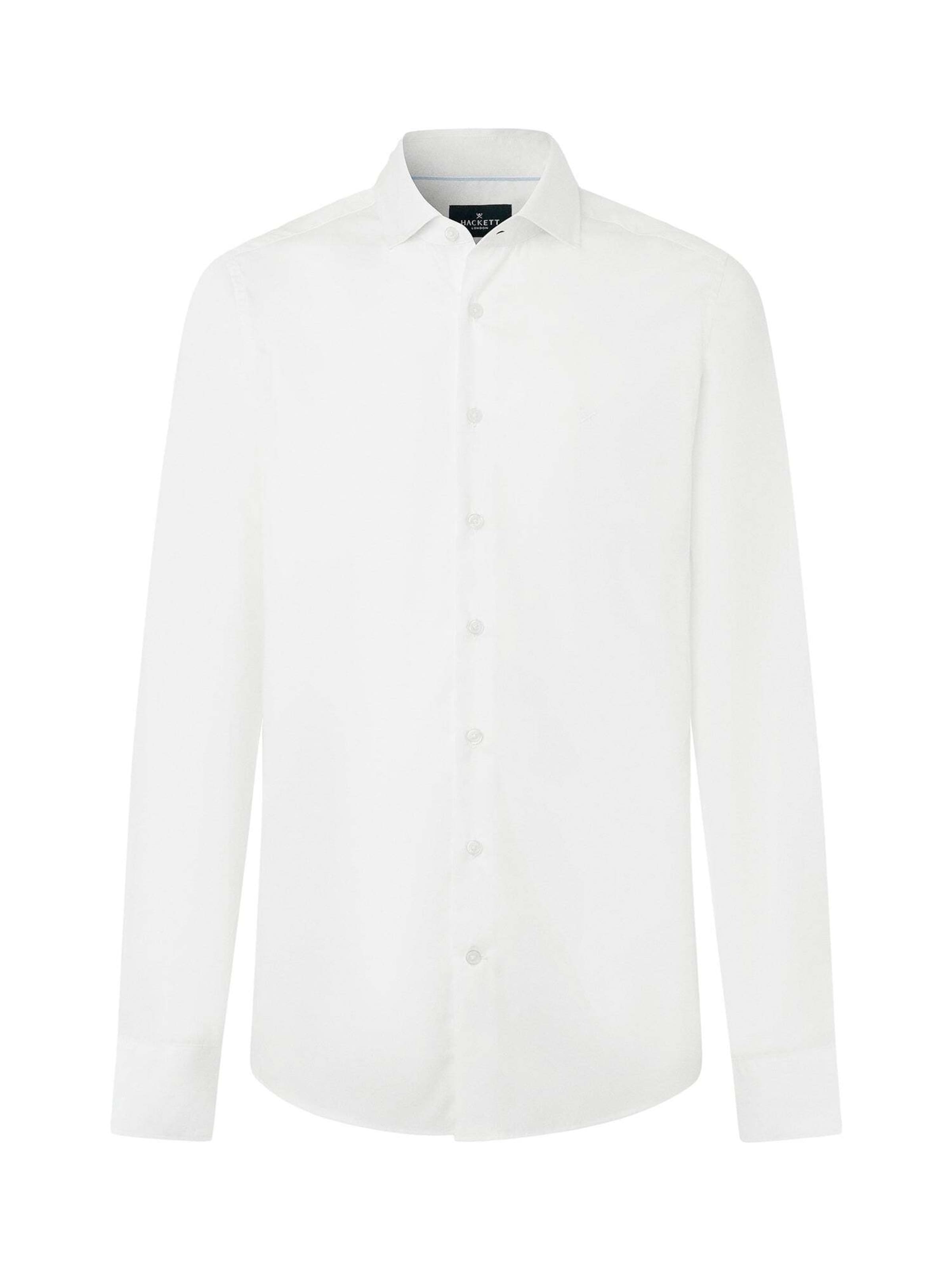Hackett London Button Up Shirt 'City Solid Eoe' in L in White, Item view