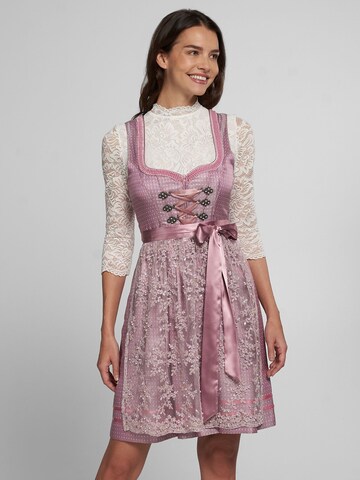 SPIETH & WENSKY Dirndl 'Akela' in Pink: front