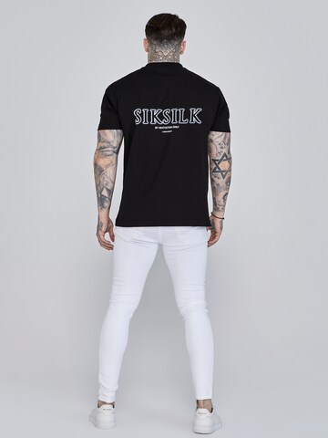 SikSilk Slimfit Jeans in Weiß