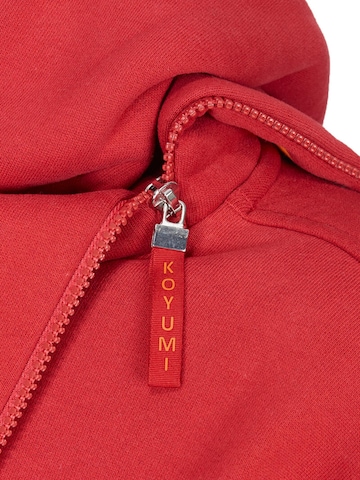 Koyumi Sweatshirt 'Free your Neck' in Red