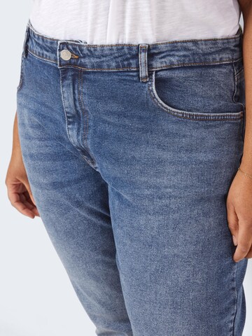 Noisy May Curve Regular Jeans 'JULY' in Blauw