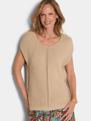 Pull-over Goldner en beige : devant