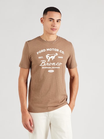 T-Shirt s.Oliver en marron : devant