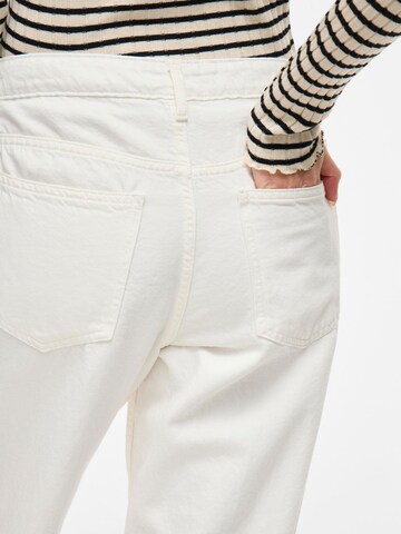 VILA Wide leg Jeans 'VIPALMA' in White
