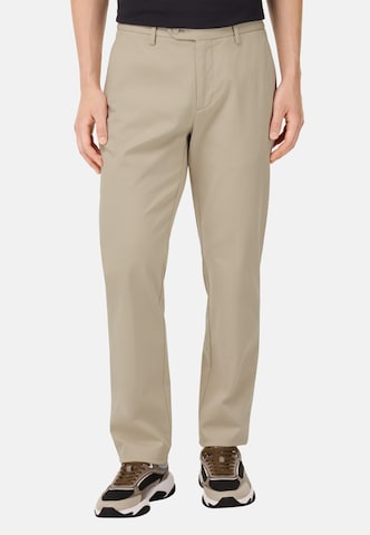 Boggi Milano Slimfit Broek in Beige: voorkant