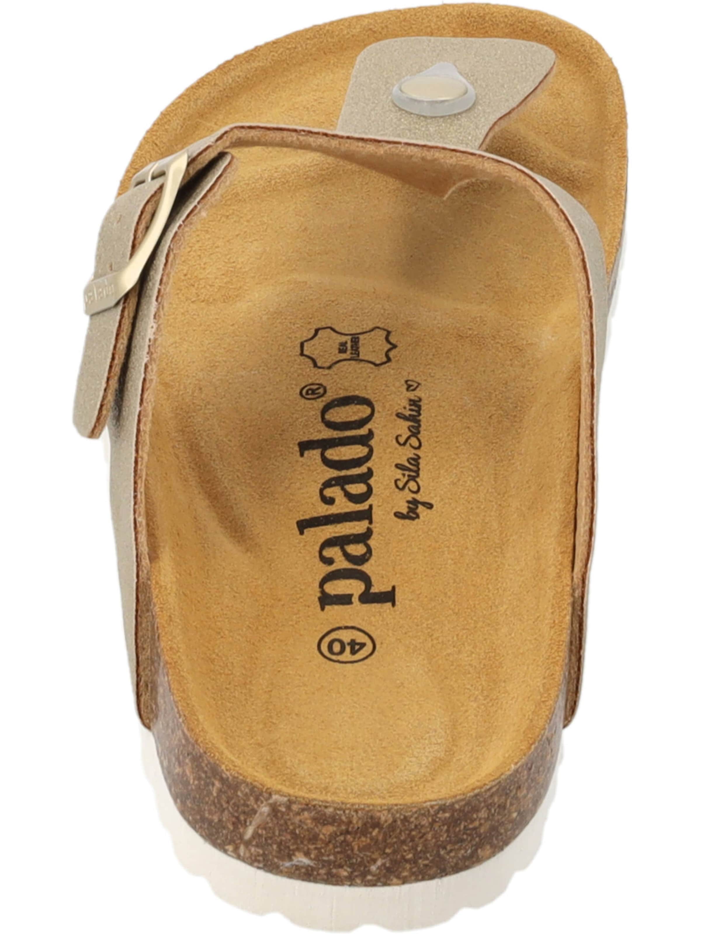 Palado by Sila Sahin Ujjelválasztó-pántos szandál 'Kos Magnolia' - sárga