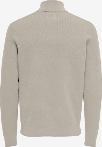 Only & Sons Sweater 'Phil' in Grey