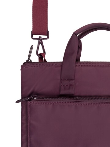Borsa a mano 'Borsa a Mano Donna PET Riciclato - Chiusura Zip e Tasche' di TUCANO in lilla