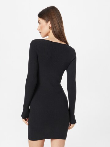 Abercrombie & Fitch Πλεκτό φόρεμα σε μαύρο
