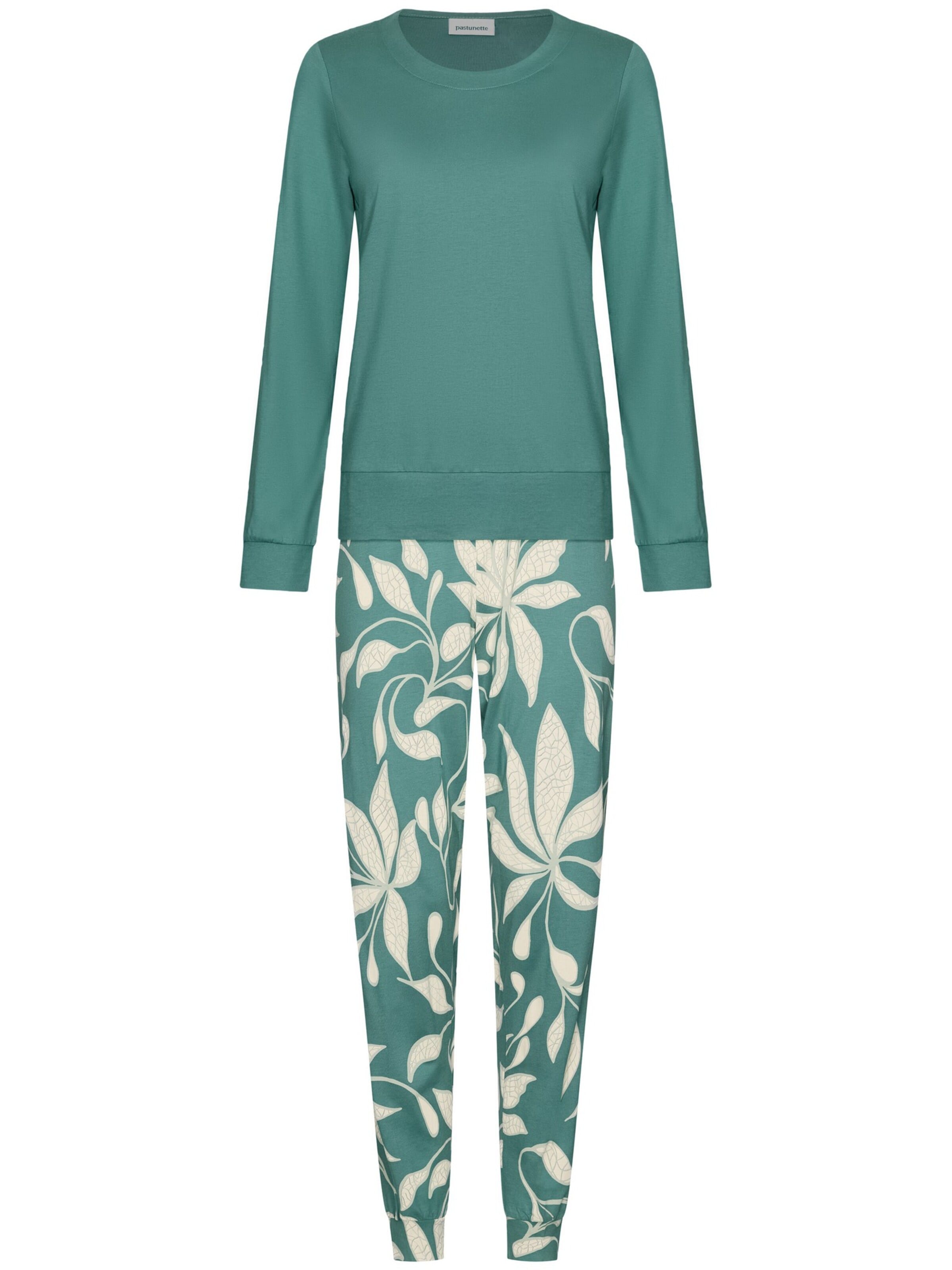 Pastunette Pyjama‌‌‌‌ in Grün: Vorderseite
