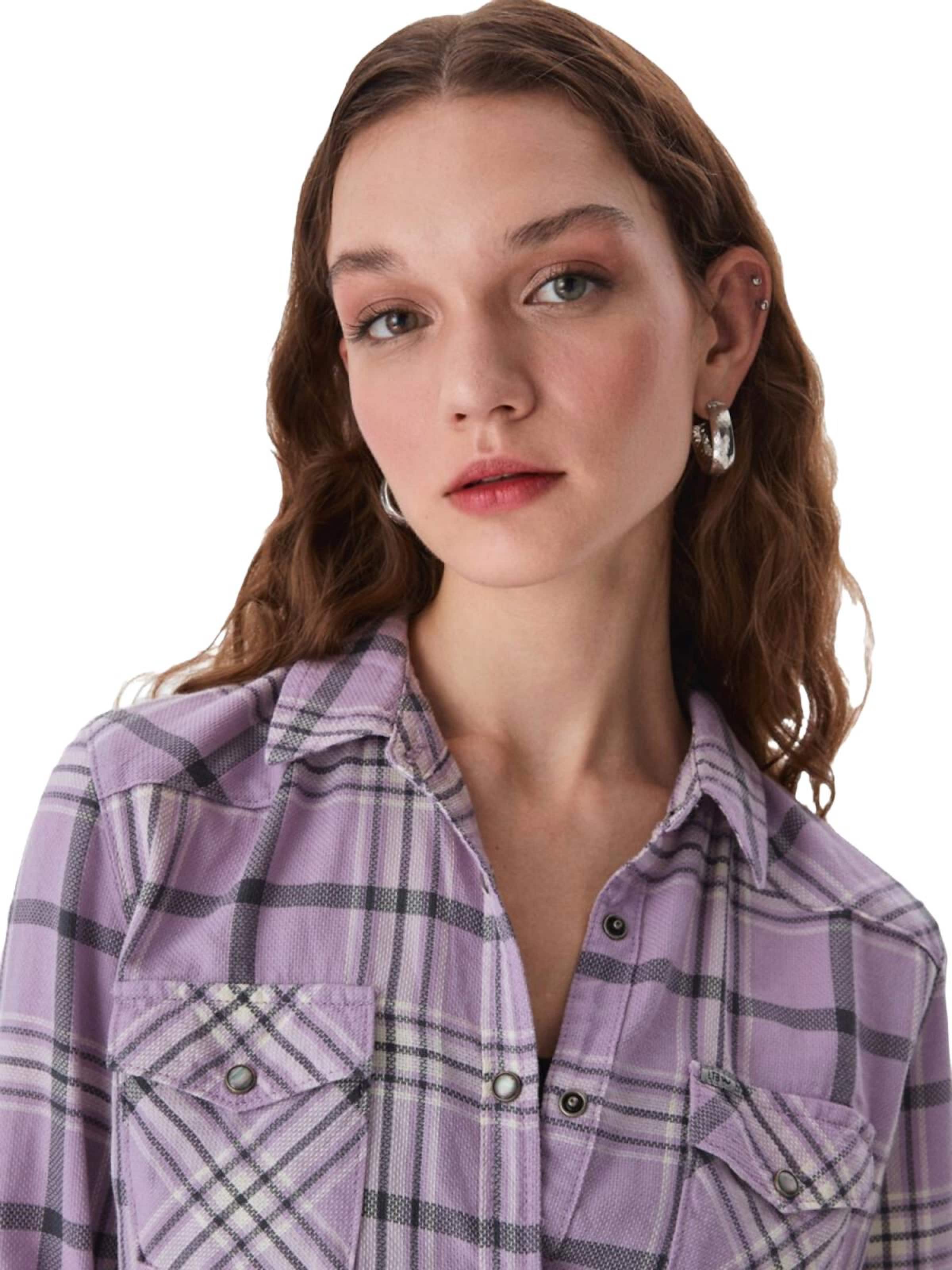 Camicia da donna 'LTB Jeans Damen-Shirt Lucinda Slim Fit' di LTB Jeans in lilla