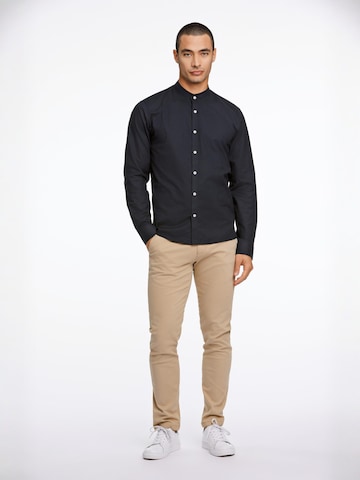 Slim fit Camicia di Lindbergh in nero