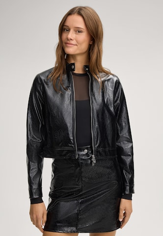 JOOP! Jeans Between-Season Jacket 'Olwyn' in Black: front