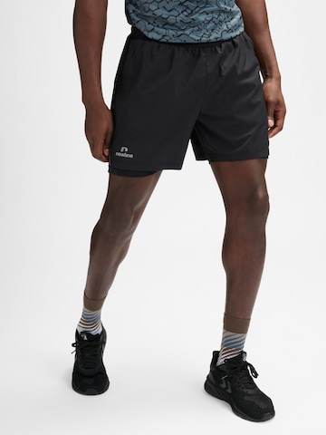 Newline Regular Workout Pants 'FAST' in Black: front