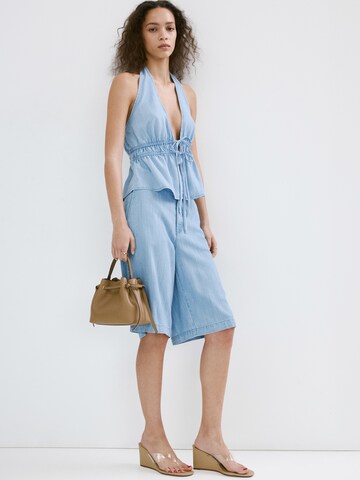 MANGO Top 'EVA' | modra barva