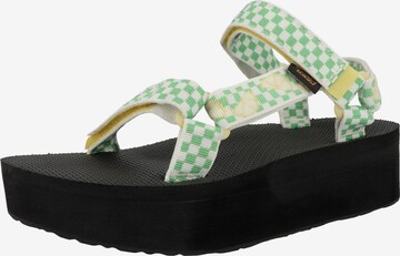 TEVA Sandals in Green: front